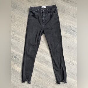 Abercrombie & Fitch Curve Love High Rise Super Skinny Ankle Jeans Size 26 (2)